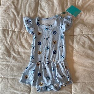 Blue Evil Eye Twirl Posh Peanut 18-24